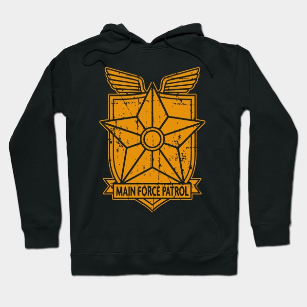 Mad Max Main Force Patrol Badge Hoodie by CultureClashClothing